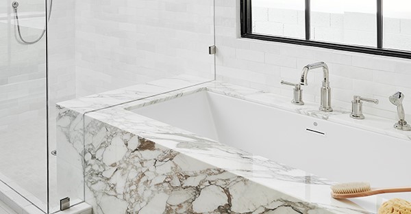MTI Andrea Tub Series Rectangle Soaking Tub with Modern Styling, Andrea 22