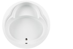 Round Bathtub with Seat