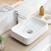 Rectangle Vessel Sink, Thin Rim