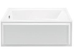 Alcove Tub with Panel Skirt & Flange