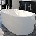 Vapora F1 1 Piece Freestanding Oval Bath with End Drain