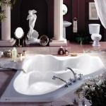 Neptune Ariana Corner Triangle Drop-in Tub for Side-by-side bathing