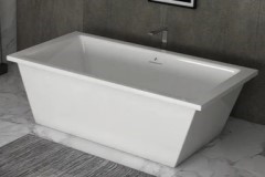 Rectangle Floor Standing Tub with Center Drain