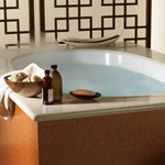 Heated Soaking Bathtub