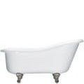 Clawfoot, Raised Back Soaking Tub