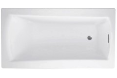 Rectangle Tub, End Drain, Curving Backrest