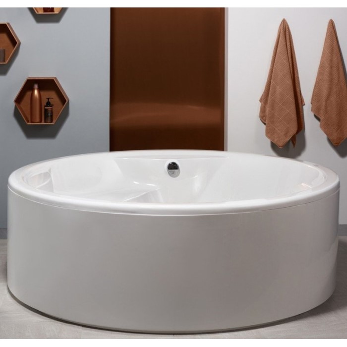 Round Tub with a Flat Rim