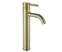 Artos Opera Tall Vessel Faucet, Front Post Lever, Round Style