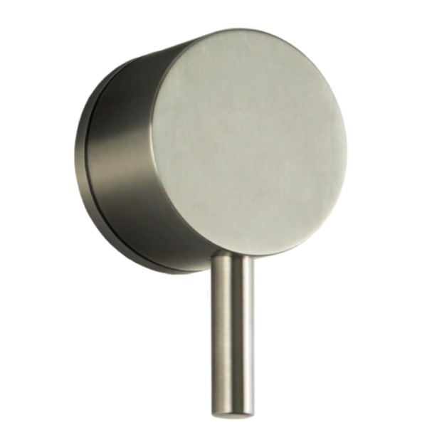 Round Back Plate, Single Post Lever