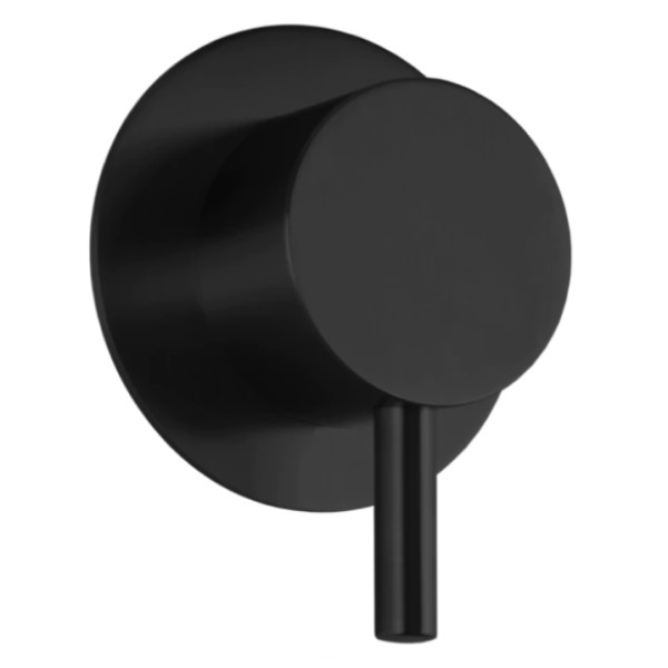 Round Back Plate, Single Post Lever