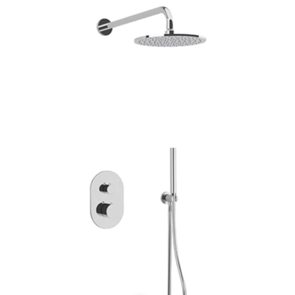 Hand Shower on Hook, Wall Shower Head Set