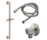 Lever Handle, Grab Bar with Hand Shower Slide & Hose