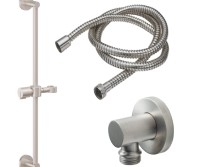 Smooth Handle, Round Detail Supply, Handshower Bar and Hose