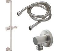 Rivulet Handle, Round Detail Supply, Handshower Bar and Hose