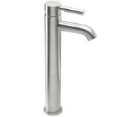 California Avalon Street Tall Vessel Faucet with Front Single Lever Control, Tubular