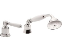 Porcelain Handle Traditional Handshower for Roman Tub Set