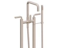 Flat Quad Spout, 41 Handle 2 Leg Freestanding Tub Filler
