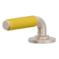 Yellow Porcelain Post Lever Handle