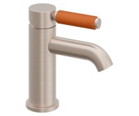 Single Hole Faucet, Top Front Orange Post Handle