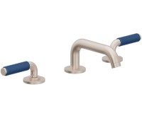 Low Quad Spout, Blue Post Handles