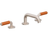 Low Quad Spout, Orange Post Handles