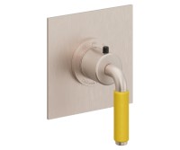 Square Trim Plate, 41 Yellow Handle
