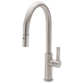 Tall Curving Spout, Pull-down Spray, Corsano Blade Handle