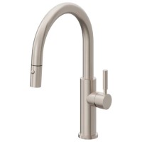 Corsano Stick Handle, Low Spout, Push Button Pull-down Spray