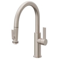 Blade Handle, Low Spout, Pull-down Spray, Squeeze Handle Trigger