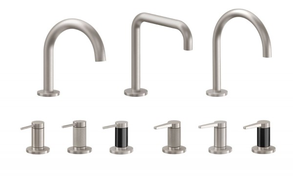 D Street Sink Faucet Series with 3 Spout & 6 Handle Choices
