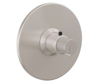 Round Trim Plate, Pinstripe Handle