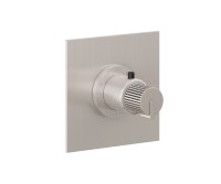 Rectangle Trim Plate, Pinstripe Intaglio Handle