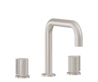 Tub Faucet Quad Spout, Hammered Handles