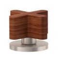Round Base, Teak Cross Handle