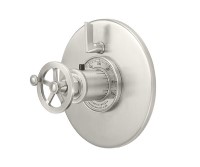 Round Trim Plate, Wheel Handle, Lever Volume Control