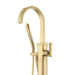 Single Hole Floor Mount Tub Filler