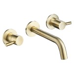 Wall Widespread Sink Faucet