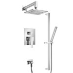 Pressure Balance Control, Hand Shower on Bar and Showerhead