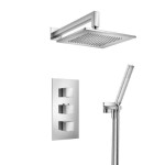 3 Handle Thermostatic Control, Hand Shower and Showerhead