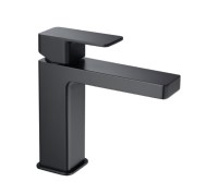 Flusso 196.1000 Rectangular Single Hole Faucet with Side Lever Control