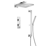 Thermostatic Control, Hand Shower and Rain Showerhead