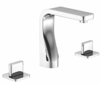Flusso 260.2000 Widespread Sink Faucet with Paddle Handles in Chrome