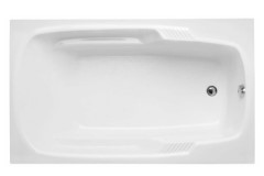 Rectangle, Oval Interior, Armrests, End Drain