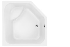 Katarina Corner Tub with Long Sides (Almost Square) and Corner Seat