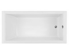 Lacy Modern Rectangle Tub, End Drain
