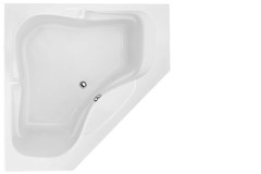 Corner Bath, Wide Rim