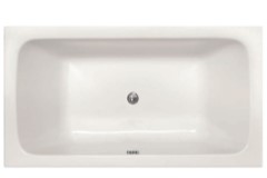 Rectangle Tub, Rounded Interior Corners, Center Drain