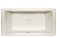 Modern Rectangle with Center Drain
