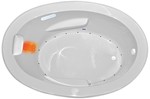 Zen Oval 7242 Gold Air Tub 18 EZ Clean Air Jets