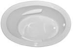 Zen Oval 7242 Soaking Tub Oval Soaking Tub with Armrests